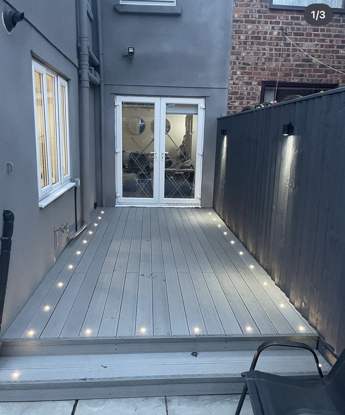 Decking and step lighting