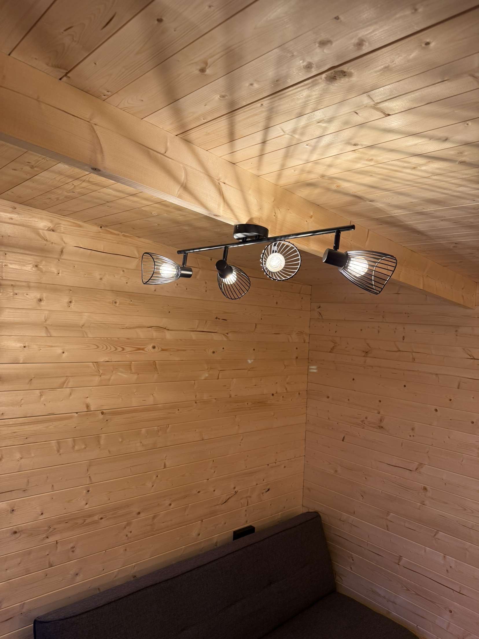 Garden room ceiling lighting